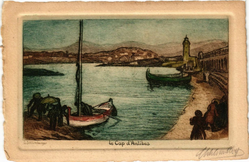 Carte postale ancienne Le Cap d'Antibes à Antibes
