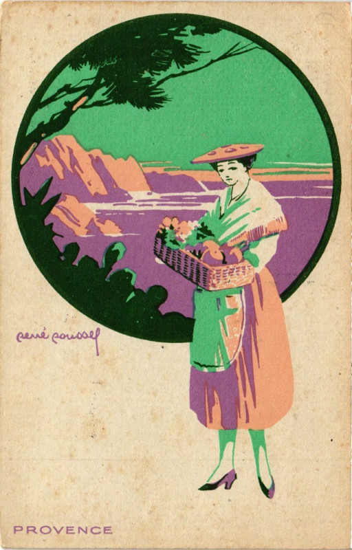 Carte postale ancienne Provence à Vence