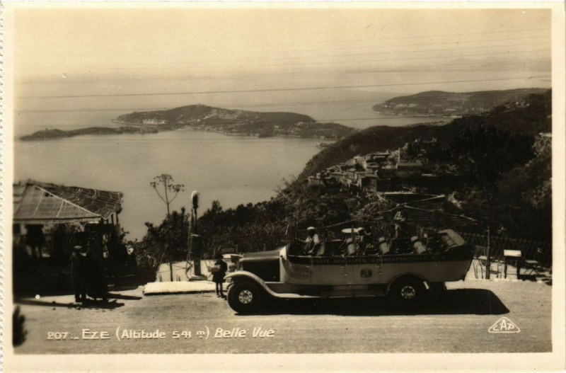 Carte postale ancienne Eze Belle Vue à Èze