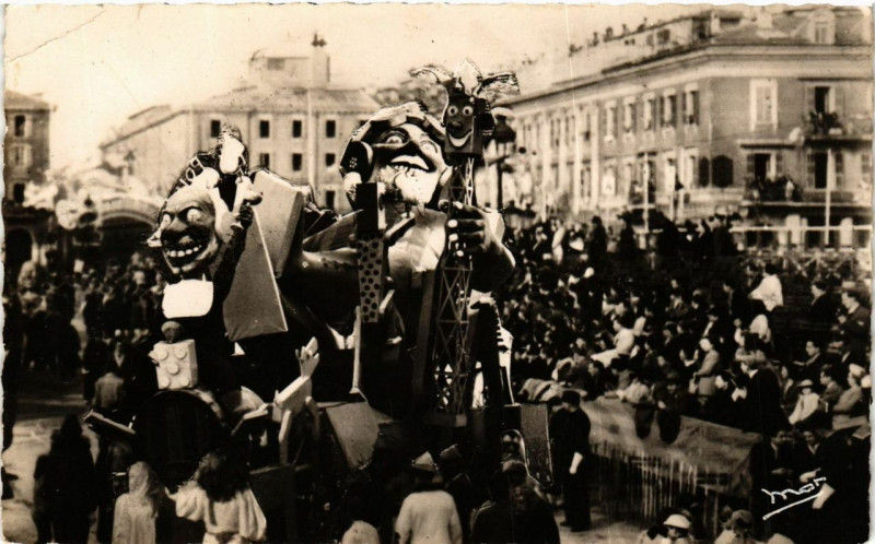 Carte postale ancienne Carnaval de Nice S.M. Carnaval Lxv à Nice