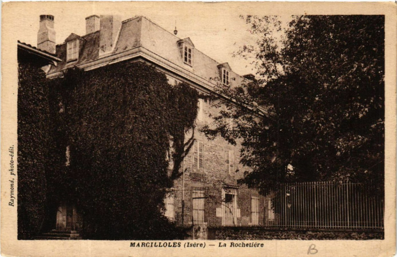 Carte postale ancienne Marcilloles - La Rochetiere à Marcilloles