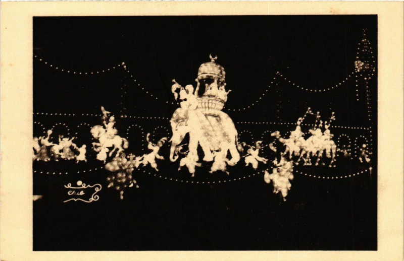 Carte postale ancienne Carnaval de Nice Carnaval au Paradi d'Allah à Nice