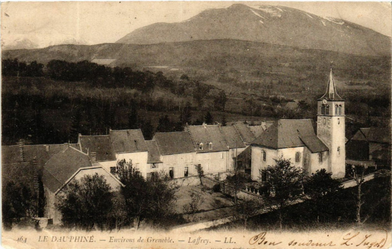 Carte postale ancienne Le Dauphiné - Env. de Grenoble - Laffrey à Grenoble