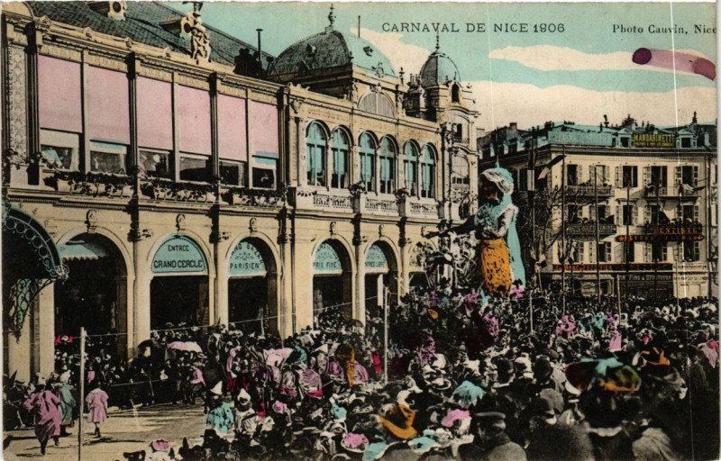 Carte postale ancienne Carnaval de Nice 1906 à Nice