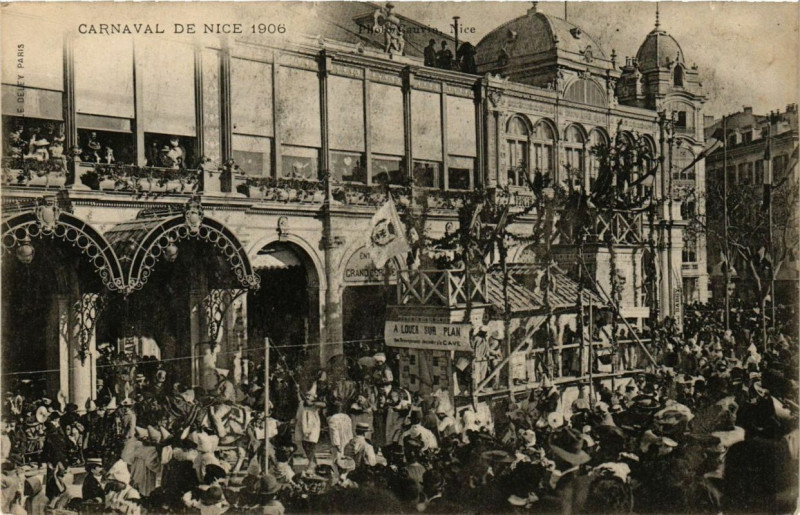 Carte postale ancienne Carnaval de Nice 1906 à Nice