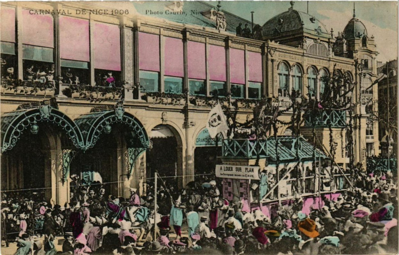 Carte postale ancienne Carnaval de Nice 1906 à Nice