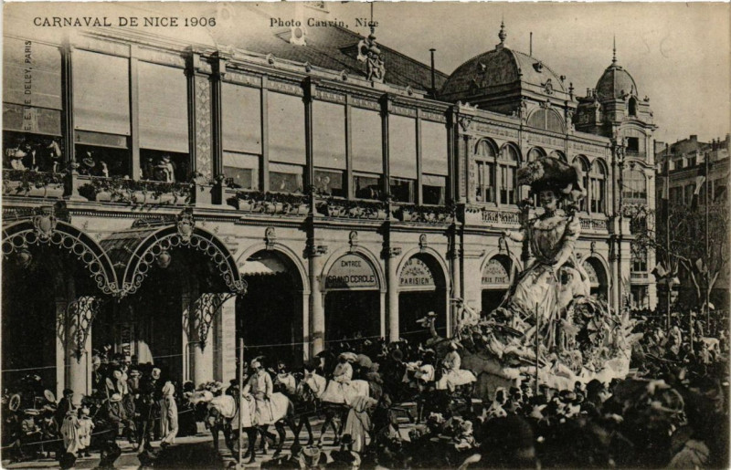 Carte postale ancienne Carnaval de Nice 1906 à Nice