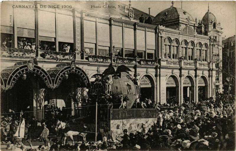 Carte postale ancienne Carnaval de Nice 1906 à Nice
