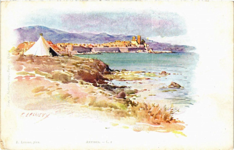 Carte postale ancienne Antibes C. 2 à Antibes