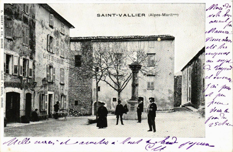 Carte postale ancienne Saint-Vallier Alpes-Maritimes