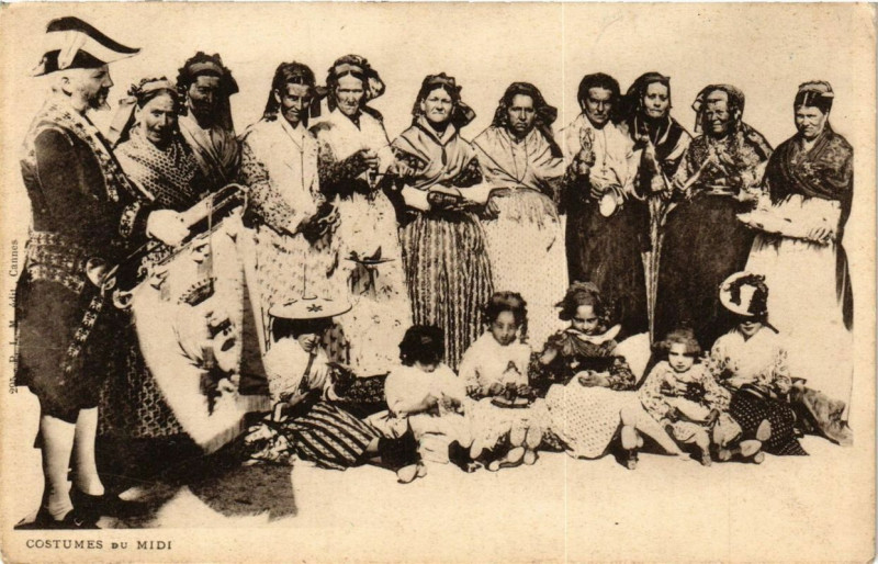 Carte postale ancienne Costumes du midi