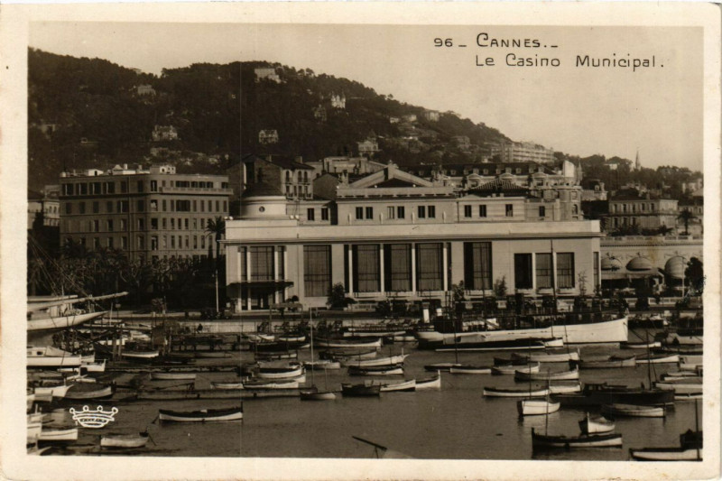 Carte postale ancienne Cannes - Le Casino Municipal à Cannes