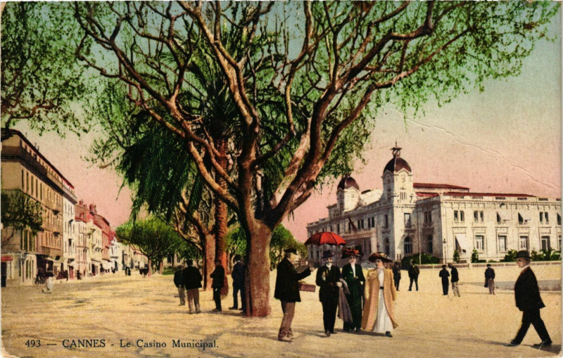 Carte postale ancienne Cannes - Le Casino Municipal à Cannes