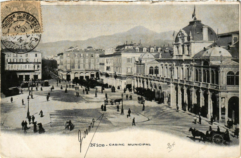 Carte postale ancienne Nice - Casino Municipal à Nice
