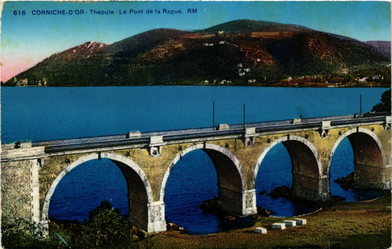 Carte postale ancienne Corniche-d'Or - Theoule de la Rague
