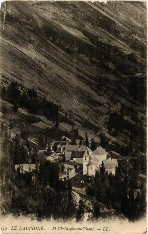 Carte postale ancienne Le Dauphiné - Saint-Christophe-en-Oisans à Saint-Christophe-en-Oisans