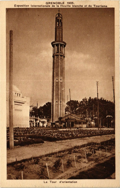 Carte postale ancienne Grenoble 1925. - Exposition Internationale de la Houille blanche à Grenoble
