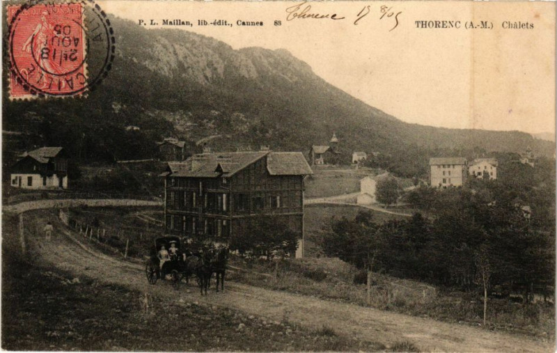 Carte postale ancienne Thorenc - Chalets