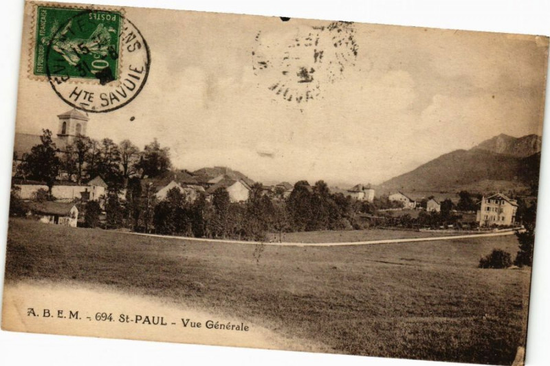Carte postale ancienne Saint-Paul - Vue générale