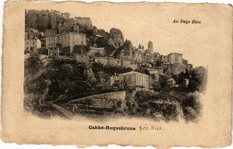 Carte postale ancienne Cabbe-Roquebrune - Au Pays Bleu