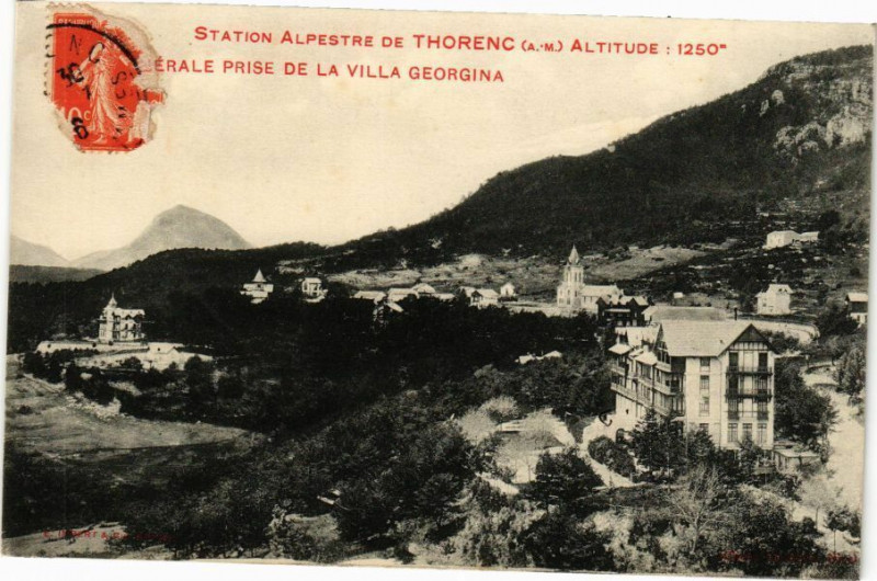 Carte postale ancienne Station Alpestre de Thorenc