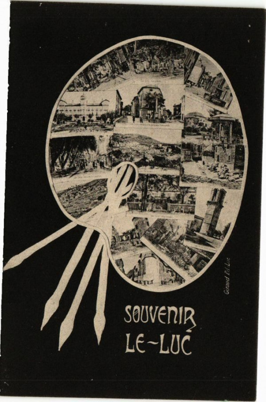 Carte postale ancienne Souvenir Le-Luc