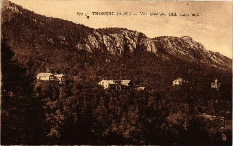 Carte postale ancienne Thorenc - Vue générale