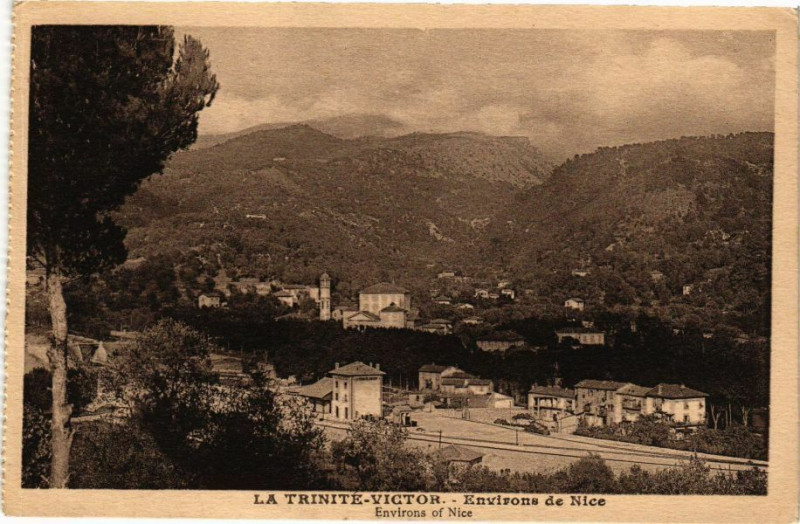 Carte postale ancienne La Trinite-Victor - Environs de Nice à Nice