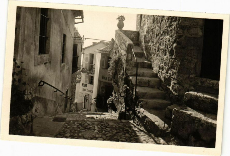 Carte postale ancienne Eze aVillage - Rue du Brec à Èze