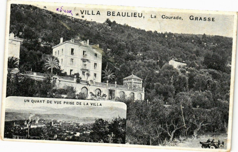 Carte postale ancienne Villa Beaulieu - La Courade, Grasse à Grasse