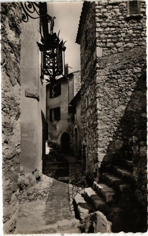 Carte postale ancienne Eze Village - Un coin Pittoresque à Èze