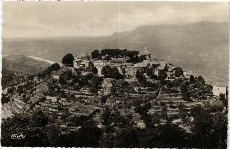 Carte postale ancienne Luceram - Station d'été à Lucéram