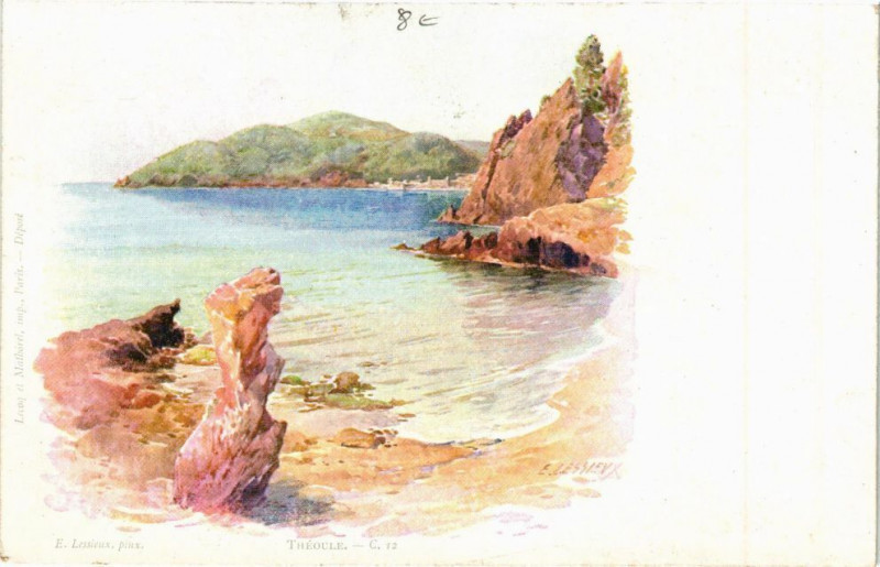Carte postale ancienne Theoule