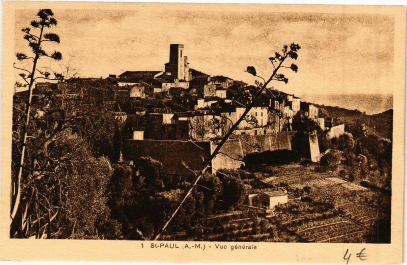 Carte postale ancienne Saint-Paul-Vue générale