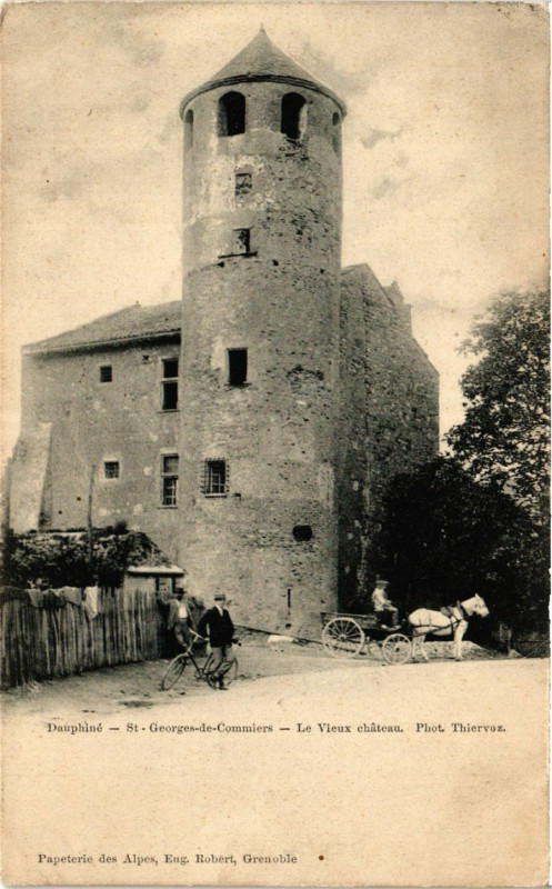 Carte postale ancienne Dauphiné - Saint-Georges-de-Commiers - Le Vieux chateau à Saint-Georges-de-Commiers