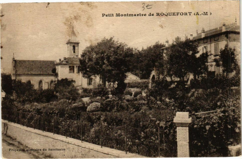 Carte postale ancienne Petit Montmartre de Roquefort
