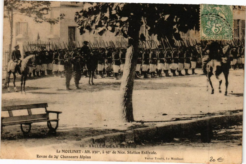 Carte postale ancienne Le Moulinet Station Estivale à Moulinet