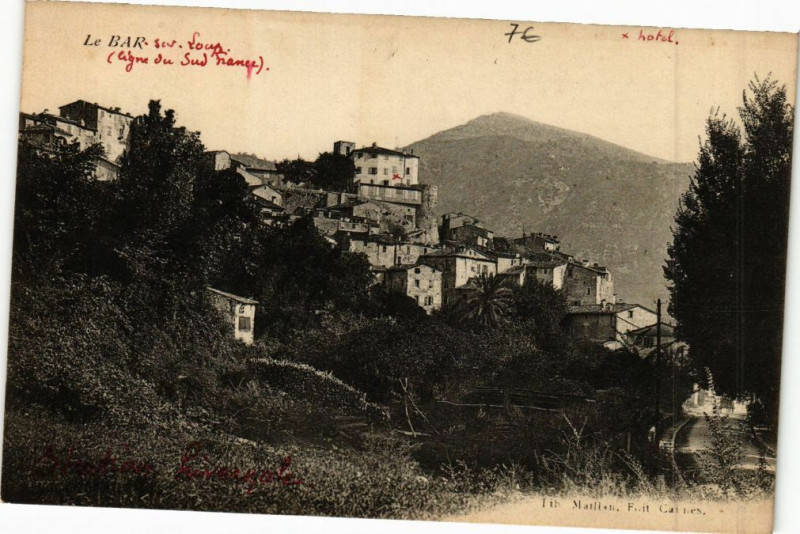 Carte postale ancienne Le Bar