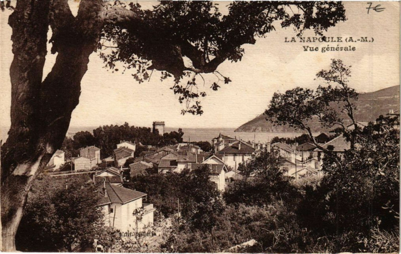 Carte postale ancienne La Napoule Vue générale