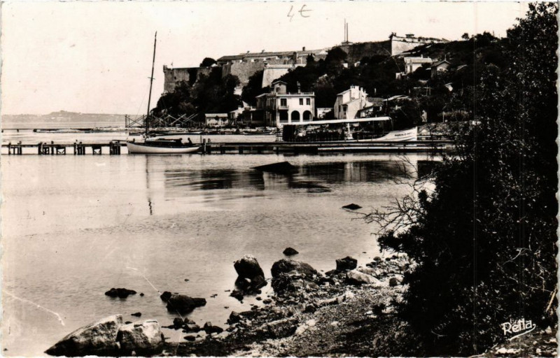 Carte postale ancienne La Cote d'Azur -Les Iles de Lérins