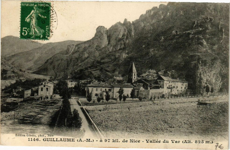 Carte postale ancienne Guillaume Vallée du Var