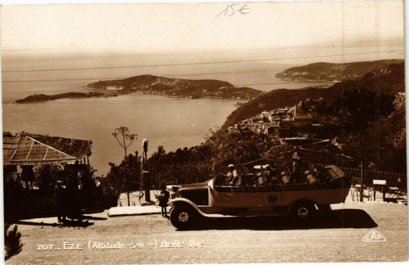 Carte postale ancienne Eze Belle Vue à Èze