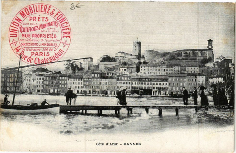 Carte postale ancienne Cote d'Azur - Cannes à Cannes