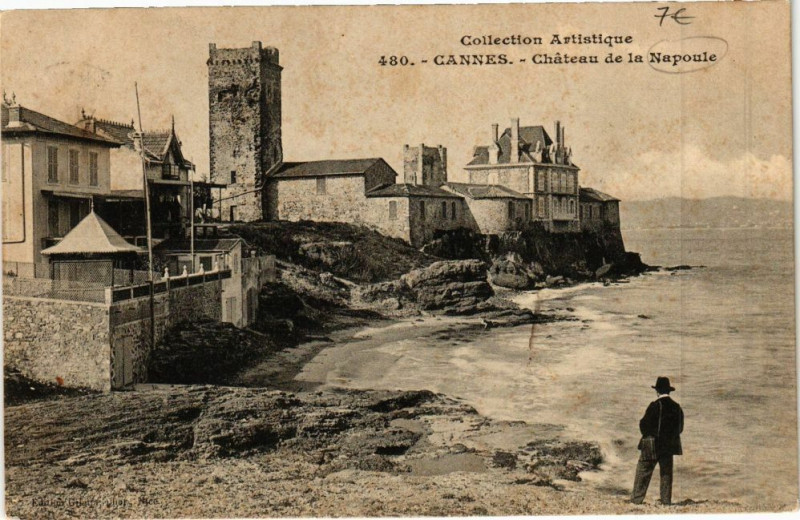 Carte postale ancienne Cannes Chateau de La Napoule à Cannes