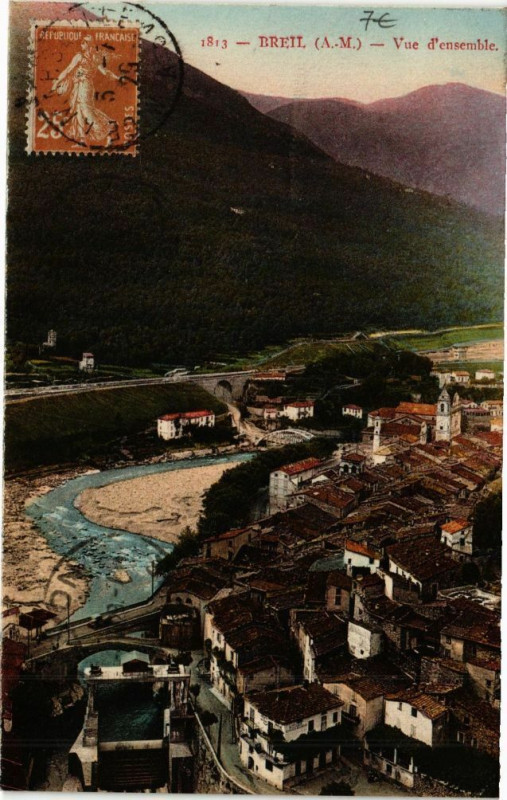 Carte postale ancienne Breil Vue d'ensemble
