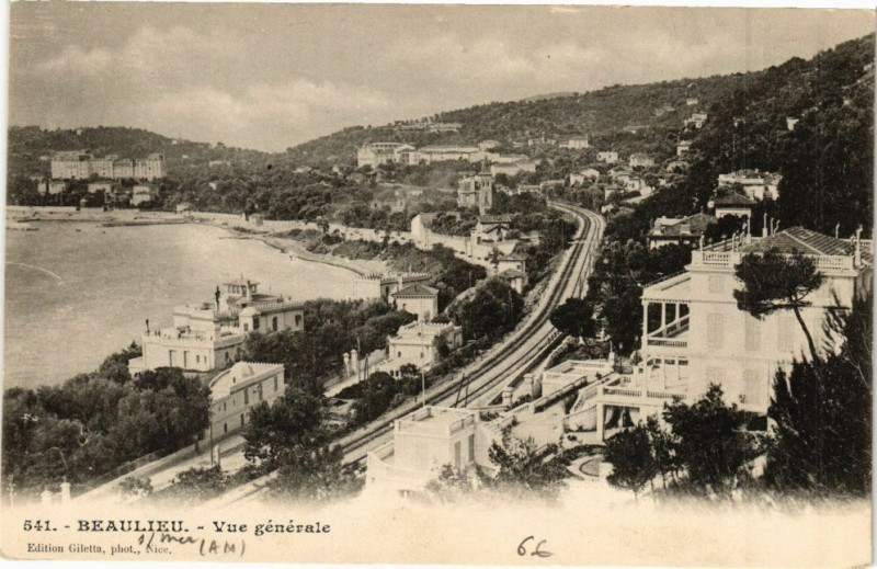 Carte postale ancienne Beaulieu Vue générale