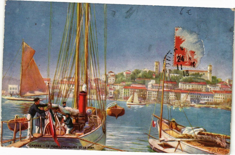 Carte postale ancienne Vue générale - Cannes à Cannes