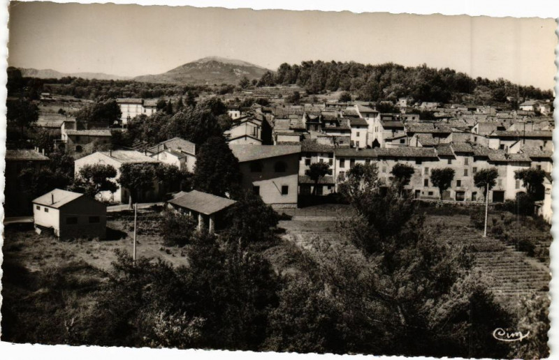 Carte postale ancienne Valbonne - Vue générale à Valbonne