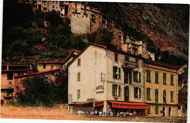 Carte postale ancienne Touet - du - var