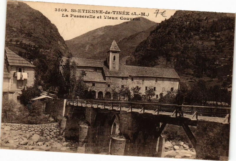 Carte postale ancienne Saint-Etienne-de-Tinee